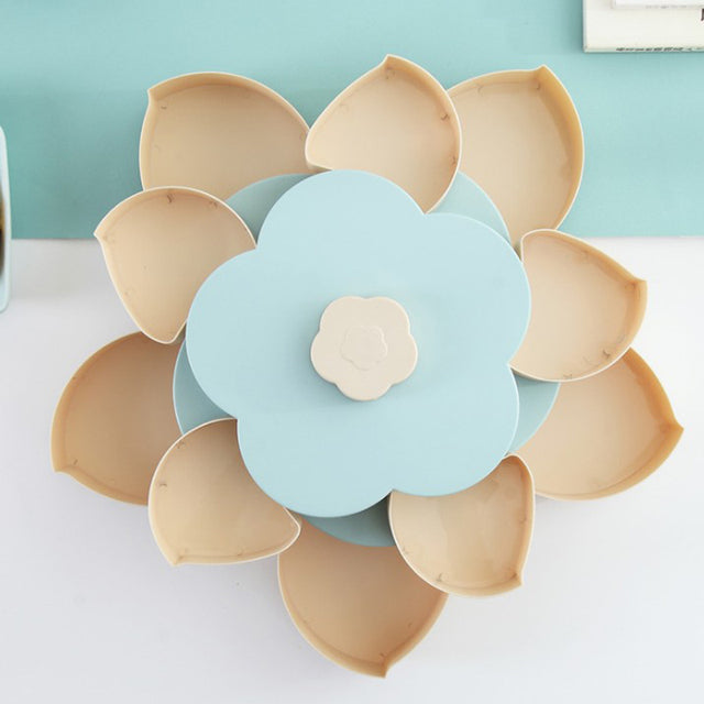 Creative Flower Petal-Shaped Fruit Plate
